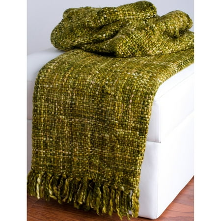 Rizzy Home Loom Woven Color Combination Luxury Throw Blanket