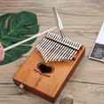 thumbnail image 3 of Pulgar Piano Kalimba tono martillo de afinación instrumento musical herramienta accesorio plata, 3 of 9
