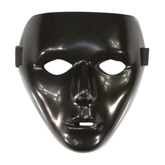 Kayso AZ003BK Black Full Face Dance Jabbawokeez Plastic Costume Mask ...