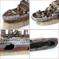 thumbnail image 4 of LLC Natural Resin Aquarium Shipwreck DIY Decoration for Hiding Fish, 4 of 4