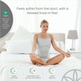 thumbnail image 6 of GAIAM® Relax 100% Cotton Garment Washed 4pc Sheet Set, King, White, 6 of 7