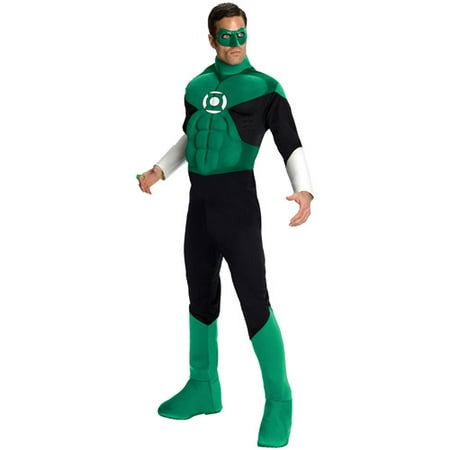 Green Lantern Deluxe Muscle Adult Halloween Costume