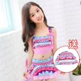 thumbnail image 1 of Trajes de baño para niños, trajes de baño femeninos de princesa dividida siamesa, trajes de baño para niñas de talla mediana y grande, trajes de baño para estudiantes, 1 of 6