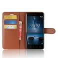 thumbnail image 4 of Litchi Skin Wallet Leather Magnetic Protective Shell For Nokia 8, 4 of 5