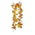 thumbnail image 2 of JHGoosa Fall Decor Festival Simulation Maple Leaf Rattan Decoration Christmas Party Wall Hanging Maple Leaf Rattan(Clearance), 2 of 2
