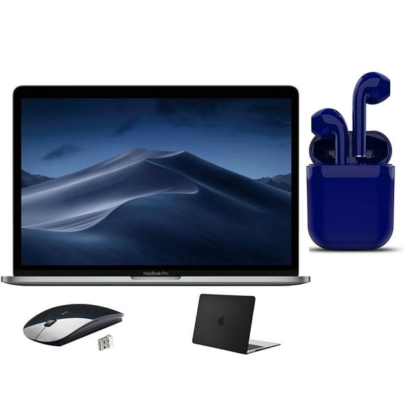 Refurbished | Apple MacBook Pro | 15.4-inch | 16GB RAM | 512GB SSD | Bundle: USA Essentials Bluetooth/Wireless Airbuds, Black Case, Wireless Mouse By Certified 2 Day Express (Refurbished)