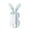 Silver, variant on Wovilon Home Decor 3D Acrylic Wall Decals Frameless Full Length Mirror Easter Rabbit Gym Length Mirror For Wall Bathroom Bedroom Door Tiles