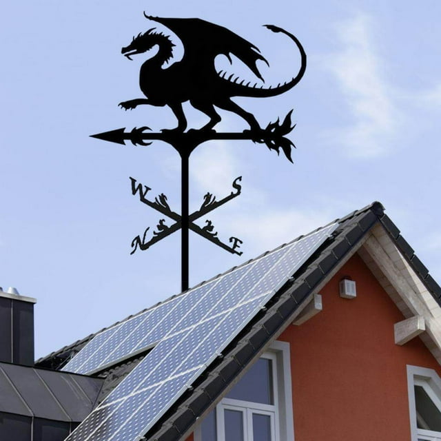 Weather Vane Farm Bracket Weathervane Farmhouse Durable Scene Dragon