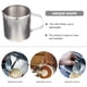 thumbnail image 5 of Jarra espumadora de leche profesional Taza espumadora de leche de acero inoxidable Recipiente espumador de leche, 5 of 7