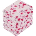 thumbnail image 4 of GZHJMY Valentine's Day Floral Heart Washcloths 2 Pack, Highly Absorbent Soft Cotton Baby Washcloths Fingertip Towels, 12 x 12 Inch, 4 of 7
