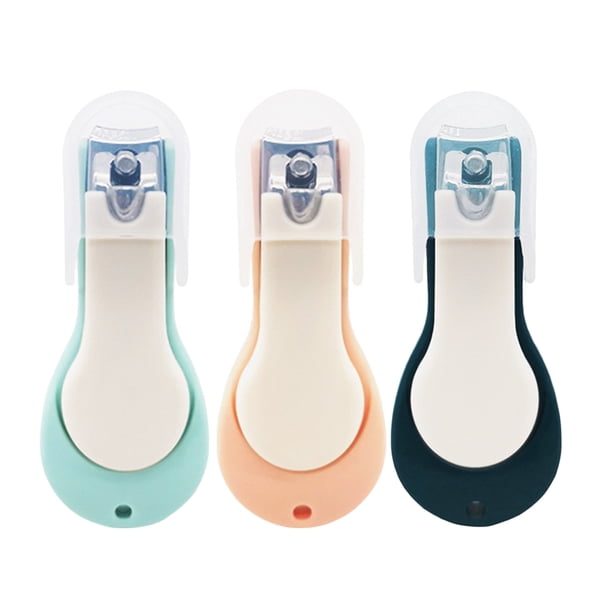 Cortaúñas plegable para bebés, 3 unidades, herramientas para el cuidado de las uñas para recién nacidos y niños pequeños.