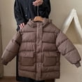 thumbnail image 4 of Kids Winter Jacket, Winter Thick Down Filled Windproof Warm Hooded Parka with Large Collar, Kids Jacket, 4 of 6