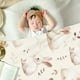 thumbnail image 5 of Manta de lana de franela con diseño de conejita (70 x 100 cm), multicolor, suave y cálida, para niños y adultos | Decoración infantil, manta para bebé, sofá cama, coche, lavable a máquina., 5 of 5