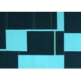 thumbnail image 1 of Ahgly Company Indoor Rectangle Abstract Light Blue Contemporary Area Rugs, 4' x 6', 1 of 4