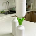 thumbnail image 6 of EverydayNest Bottle to Bottle Transfer Funnel Connector,Universal Emptying Adapter for Shampoo Soap Lotion,Reusable Multi-Diameter Anti-Spill Funnel for Travel Home, 6 of 8