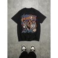 thumbnail image 1 of Camiseta de algodón para hombre, con estampado gráfico de Anthony Edwards, ideal para que los aficionados muestren su orgullo por el equipo y su estilo nostálgico., 1 of 6