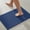 Navy Blue, variant on BULULOM Small Bathroom Rugs Non Slip Washable, Super Absorbent Thin Bath Mat Quick Dry Low Pile Bathroom Cerpet, Dark Grey 16"x24"