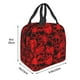 thumbnail image 3 of Easygdp Red Skulls 3 Bolsa Térmica Premium - Tela Oxford Impermeable, Gran Capacidad, Bolsillo Frontal, Unisex para Trabajo, Escuela, Actividades al Aire Libre y Picnics, 3 of 8