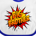 thumbnail image 4 of Inktastic Big Brother Super Hero Boys Baby Bib, 4 of 4