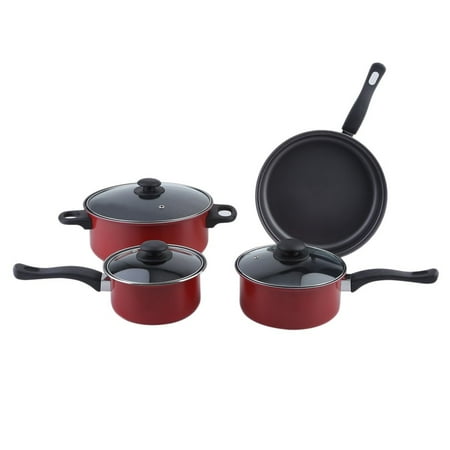 Dishwasher Safe Steel Casserole - 4 PCS/Set Non Stick Cookware Casserole Set Carbon Steel Cooking Cookware Set