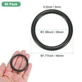thumbnail image 3 of Uxcell 50-Pack Aros para Atrapasueños, Aros Redondos de Plástico de 1.8 Pulgadas para DIY Wreath de Boda Negro 0.2 Pulgadas, 3 of 6