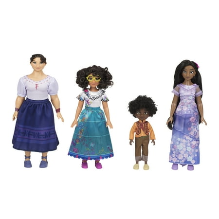 Disney Encanto Mirabel, Isabela, Luisa & Antonio Fashion Doll Gift Set Walmart Exclusive Children Ages 3+