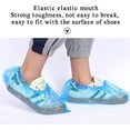 thumbnail image 6 of Shoe Covers Disposable Non-slip for Indoors -100 Pieces (50 Pairs) Waterproof Premium CPE Booties Shoes Protectors Coverings, fits up to size 11 US Men and 13 US Women, Blue, Large, 6 of 8