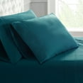 thumbnail image 6 of Hotel Style 600 Thread Count 100% Luxury Cotton Sheet Set , Full Striped Teal Rain Green, 6 of 7