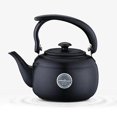 thumbnail image 4 of 1l Stainless Steel Tea Kettle Stove Top Black Kettle Teapot Kitchen Tea Stovetop, 4 of 5