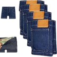 thumbnail image 1 of Pocket Pants Mini Jeans Wallet, Slim Compact Bifold Pocket Purse, Portable Retro Style Card Holder for Cards Keys or Cash for Travel and Everyday Carry, 1 of 8