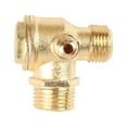 thumbnail image 4 of Air Compressor Air Compressor Check Valve Connector Tool 20mm 10mm 19mm 3 Port About 90G Check Valve Male Threaded, 4 of 6