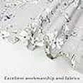 thumbnail image 6 of DriftAway Mackenzie Abstract Floral Pattern Window Treatment Valance Rod Pocket 14"L x 50"W Plus 2" Header Blue Gray, 6 of 7
