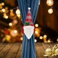 thumbnail image 6 of Christmas Curtain Tieback,Santa Claus, Snowman, And Elk Curtain Hooks, Home Curtain Buckles, Plush Fabric Design, Easy Install Curtain Holder, Holiday Living Room Decor, 6 of 6