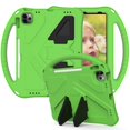 thumbnail image 7 of Nalacover Kids Case For iPad 10th Generation 10.9 inch,Stylish Kids Friendly Lightweight EVA Foam Rubber Hybrid Bumper Kickstand Shockproof Convertible Handle Protective Cover,Green, 7 of 7