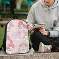 thumbnail image 6 of Kuromi and My Melody Backpack Printed Travel Backpack For Daily Work Sports Backpack Travel Bag 17 inch, 6 of 8