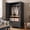 Black 60", variant on Homy Casa 71" White Armoire Wardrobe Closet with Doors & Drawers for Bedroom, Guest Room, Apartment