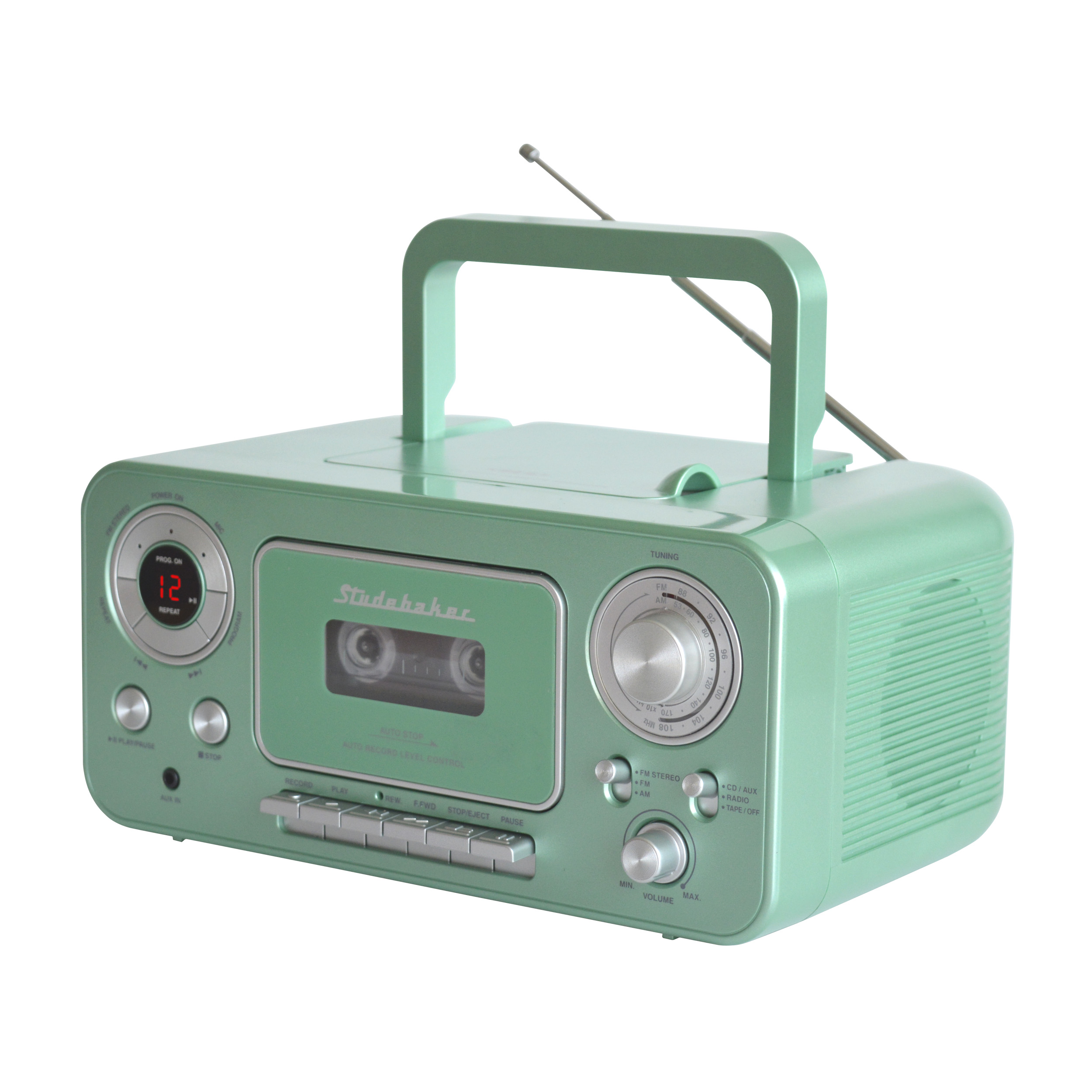 Portable Stereo CD Player with AM/FM Radio and Cassette Player/Recorder - image 3 of 5