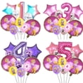 thumbnail image 2 of Globo enredado para fiesta de cumpleaños de niña, regalo, decoración del hogar, globo de látex rosa de Rapunzel de 12 pulgadas, decoración para baby shower y boda, 2 of 5