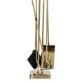 thumbnail image 2 of Modern Ember Levi 29.5" H 5 Piece Fireplace Tool Set inch Aged Brass - Black, 2 of 8