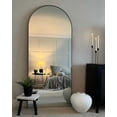 thumbnail image 2 of 71"x28" Floor Mirror Full Length, Arched Full Length Mirror with Stand, Full  Mirrors for Bedroom Living Room or Cloakroom Black, 2 of 7