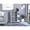 White, variant on Four - caster black bar cart, multiple storage areas | Good for comprehensive bar storage solutions