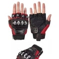 thumbnail image 3 of Madmotor Demi-Doigt, Joint d'Extérieur en Acier L, Gants de Moto en Alliage d'Acier Rouges pour Hommes, 3 of 8
