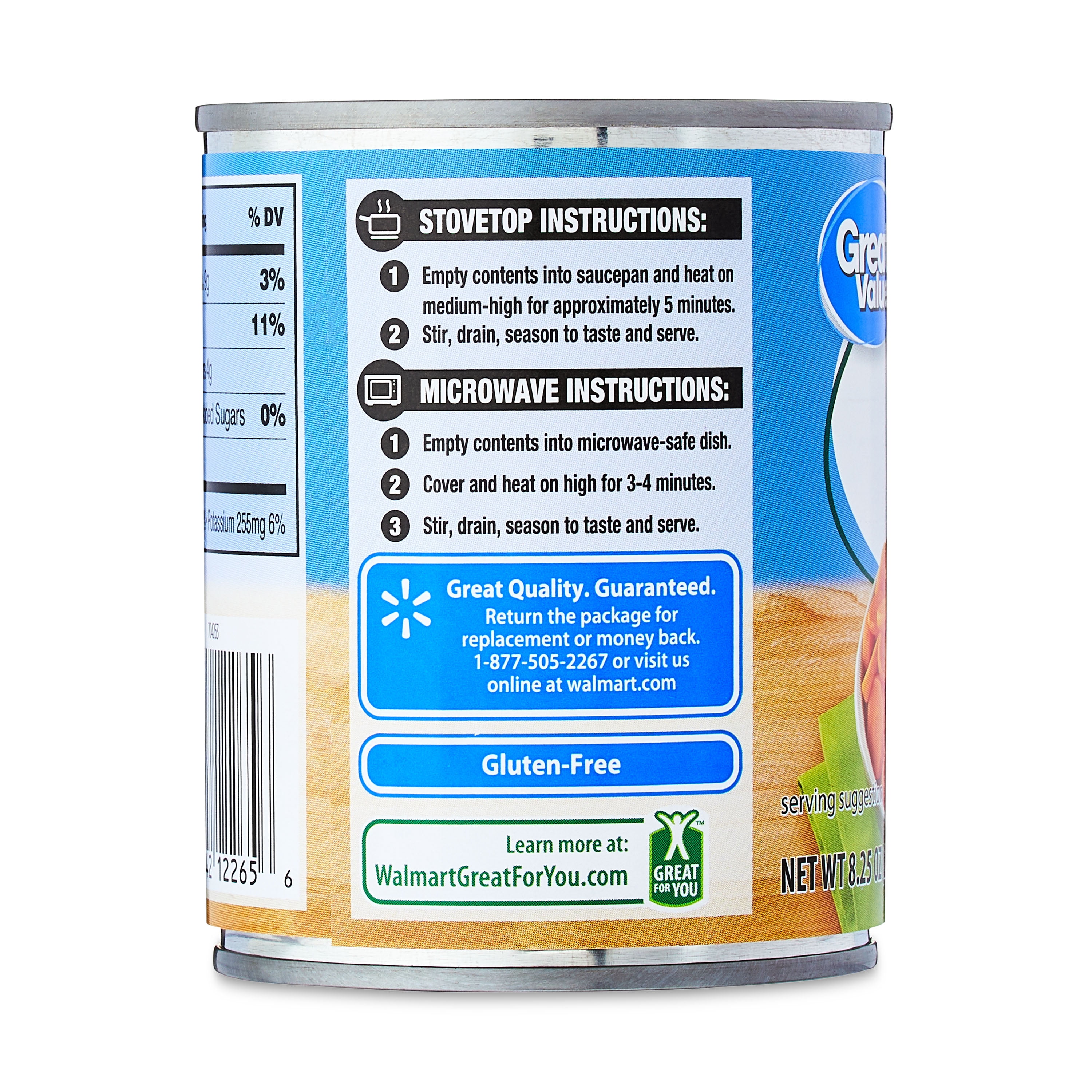 Great Value Sliced Carrots, 8.25 oz Can