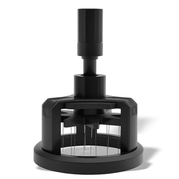 YINGLI Adjustable Rotary Espresso Distribution Needle, 58mm Magnetic Coffee Stirring WDT Tool for Portafilter - Black