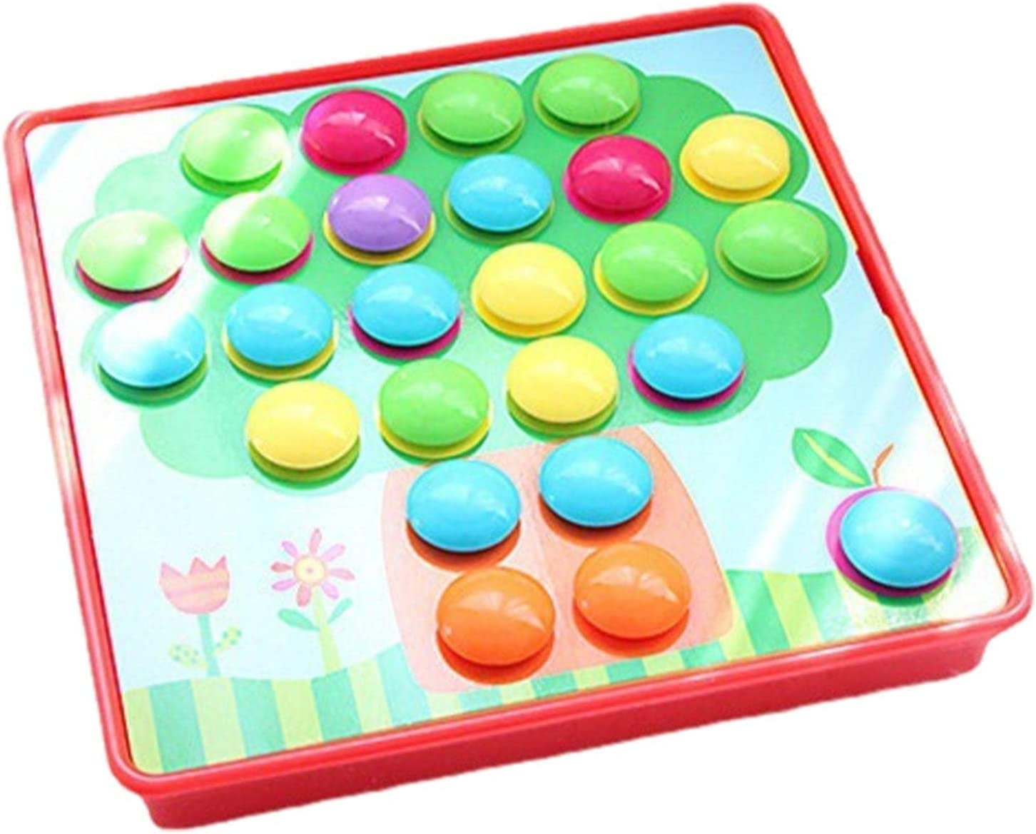 3 Pcs Pegboard Toy Color Matching Puzzle For Toddler,Pegboard Set