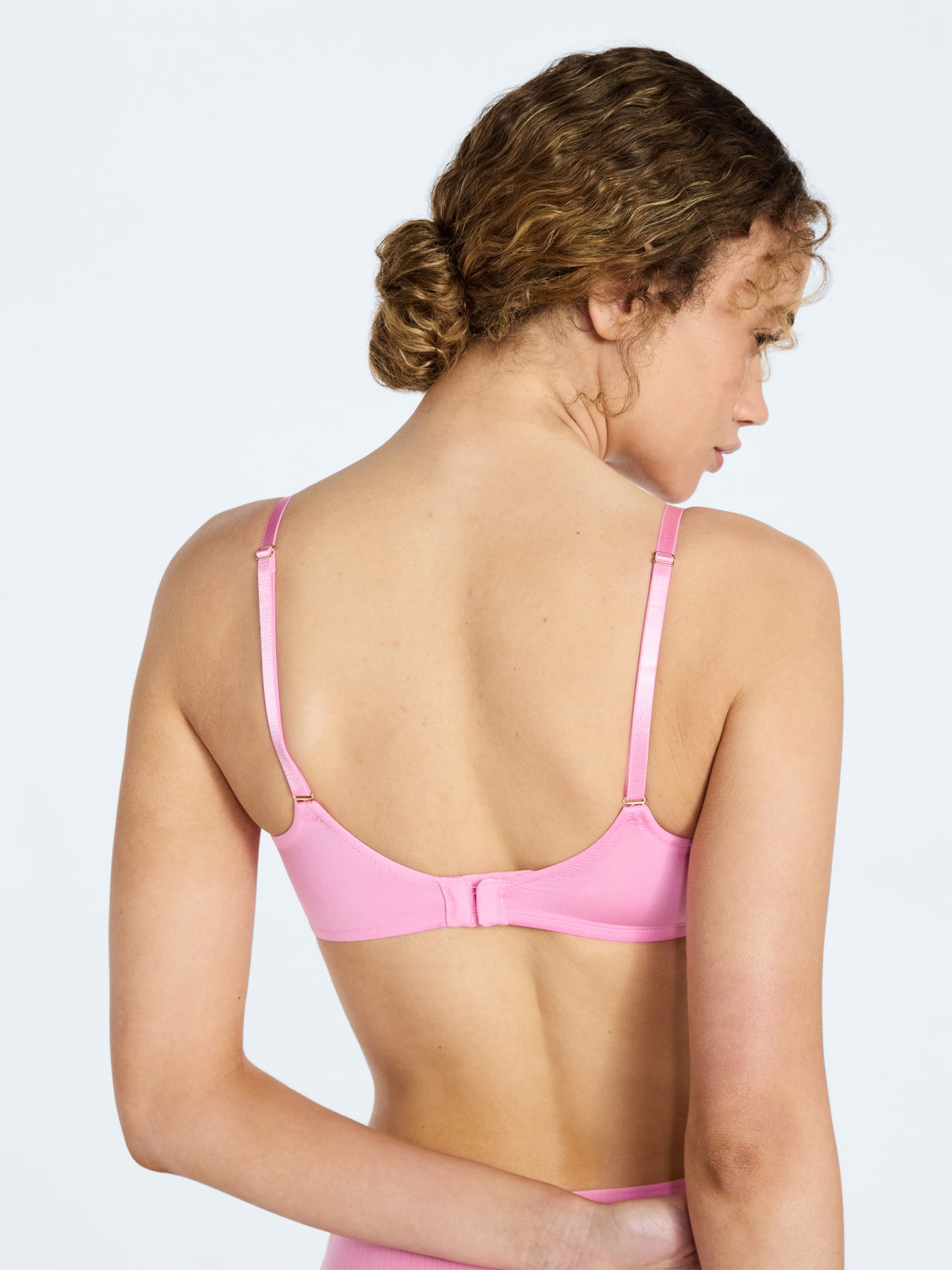 Joyspun Women's Wirefree Shine Push Up Bra, Sizes S-3XL