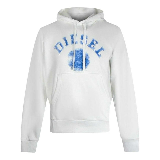 Diesel Mens Faded Logo Hoodie