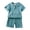M04-Light Blue, variant on Xudanell Kids Suits for Boys Solid Crewneck Top Shorts Baby Boy Clothing Cotton and Linen 1-7 Years