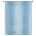 thumbnail image 2 of Blue Ombre Sheer Curtains 45 Inches Long, Modern Abstract Art Farmhouse Gradient Light Filering Curtains, Breathable Simi Curtain Privacy Drapes for Kitchen Bathroom Small Window Treatment, 2 of 9