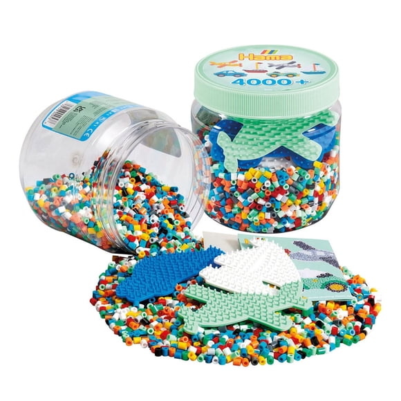 Hama - Perles/cartons Midi 4K en Jar-Vert